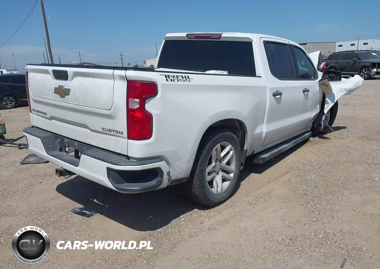 2022 Chevrolet Silverado 1500 2Wd Short Bed Custom VIN:3GCPABEK5NG652116 - 4