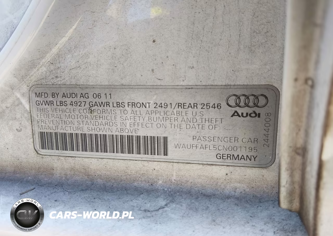 2012 Audi A4 2.0T Premium VIN:WAUFFAFL5CN001195 - 9