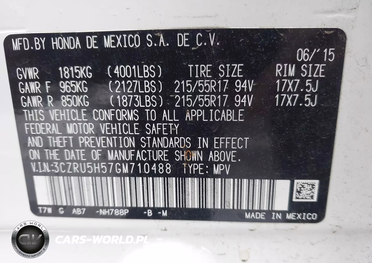 2016 Honda Hr-V Ex VIN:3CZRU5H57GM710488 - 9