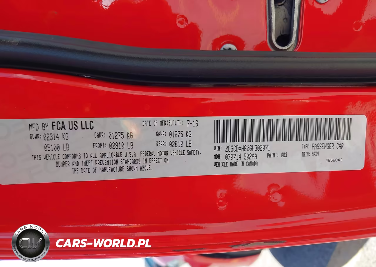 2016 Dodge Charger Sxt VIN:2C3CDXHG0GH302071 - 9
