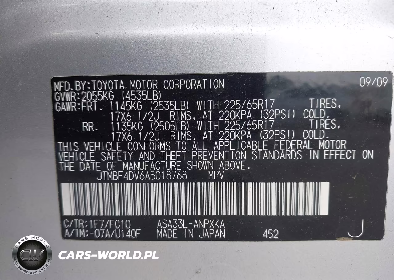2010 Toyota Rav4 VIN:JTMBF4DV6A5018768 - 14
