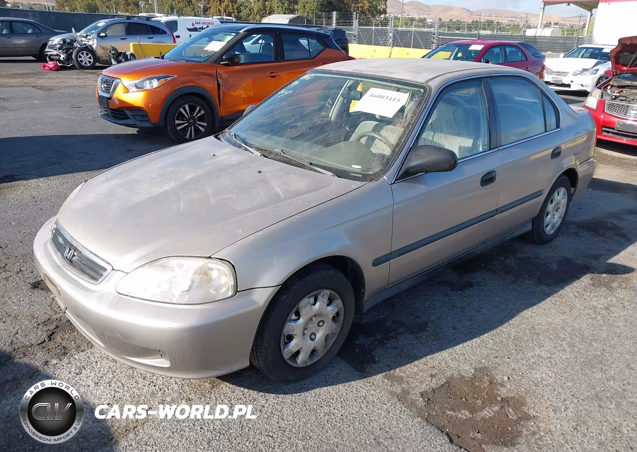 2000 Honda Civic Lx VIN:2HGEJ6670YH593894 - 2