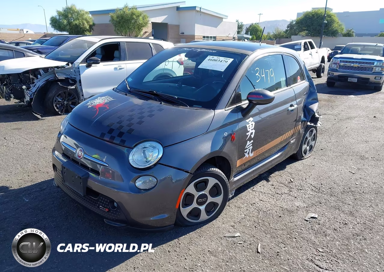 2015 Fiat 500E Battery Electric VIN:3C3CFFGE4FT549815 - 2