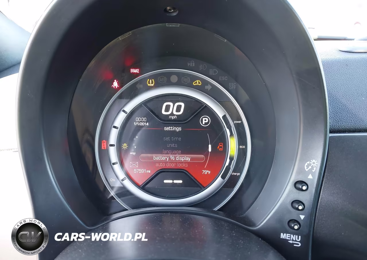 2015 Fiat 500E Battery Electric VIN:3C3CFFGE4FT549815 - 7