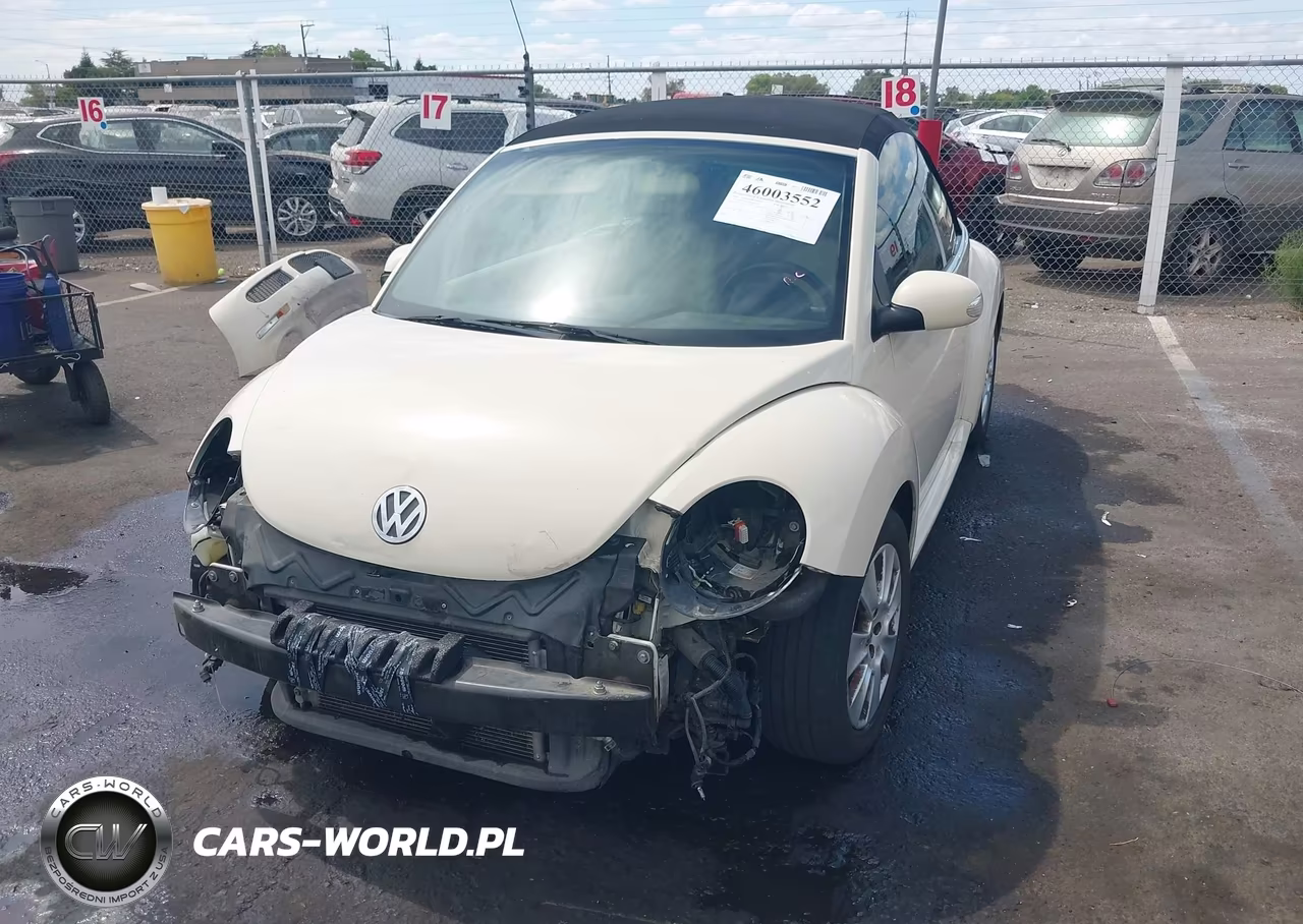 2010 Volkswagen New Beetle 2.5L VIN:3VWRW3AL2AM010153 - 2