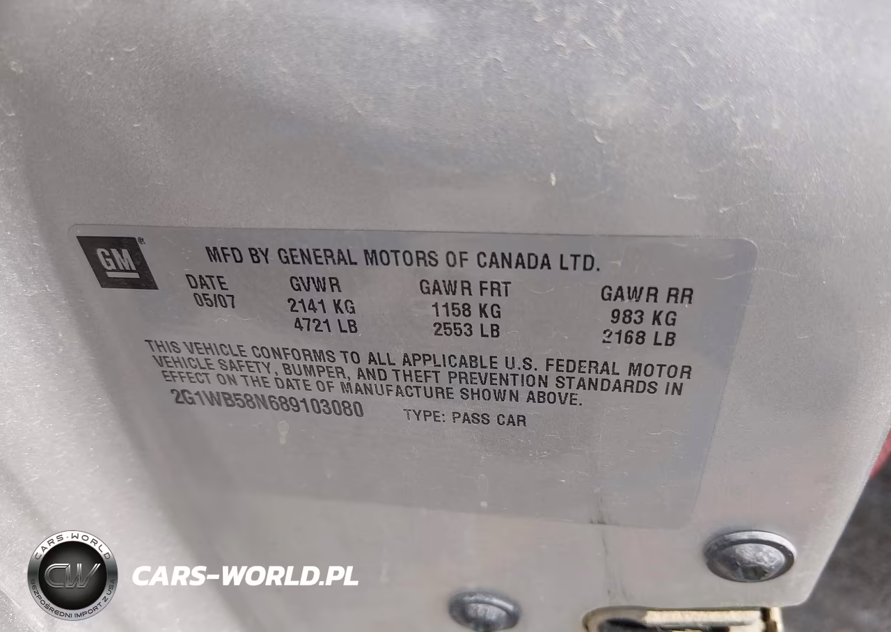2008 Chevrolet Impala Ls VIN:2G1WB58N689103080 - 9