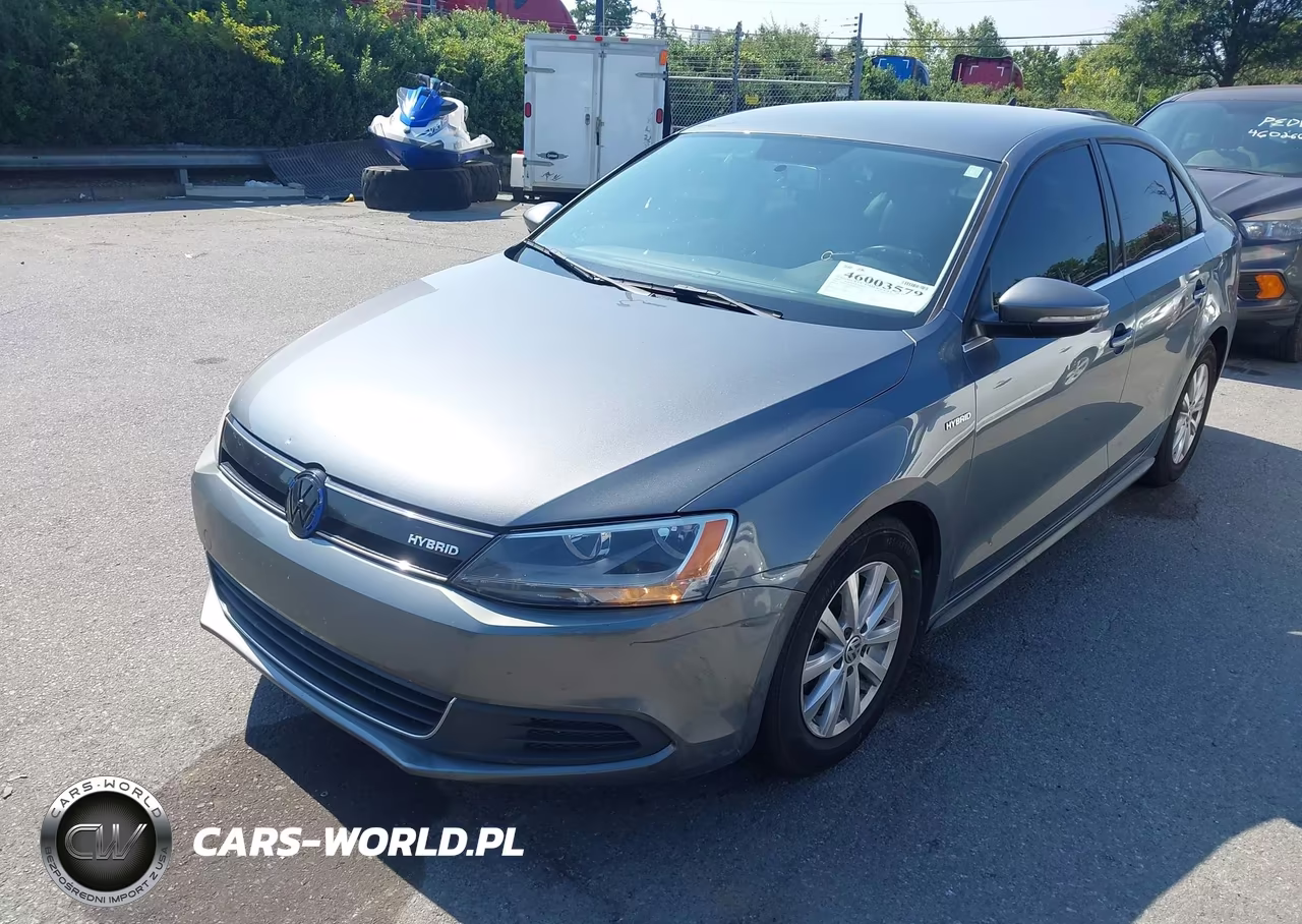 2013 Volkswagen Jetta Hybrid Se VIN:3VW637AJ6DM280234 - 2
