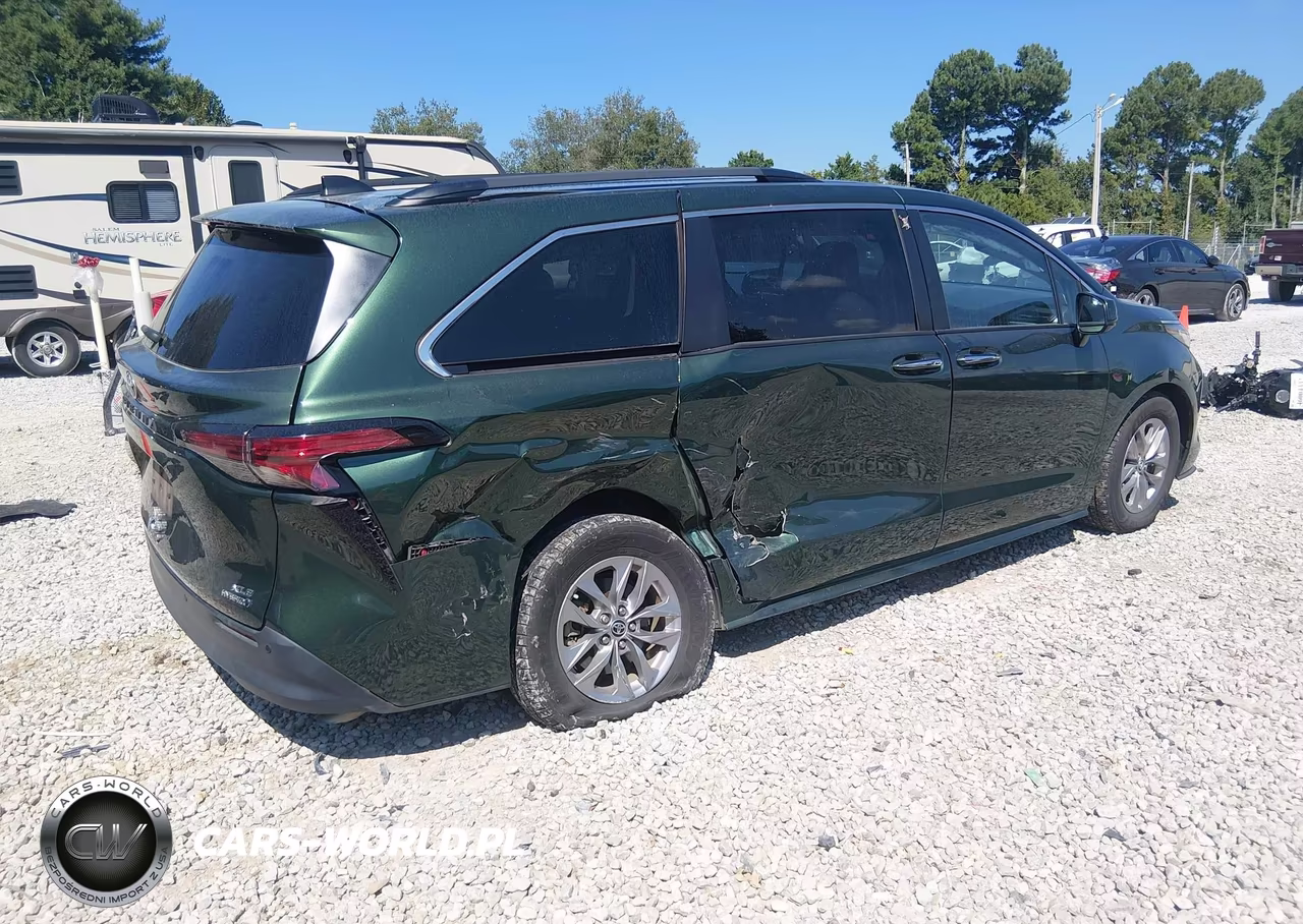 2022 Toyota Sienna Xle VIN:5TDYRKEC8NS127994 - 4