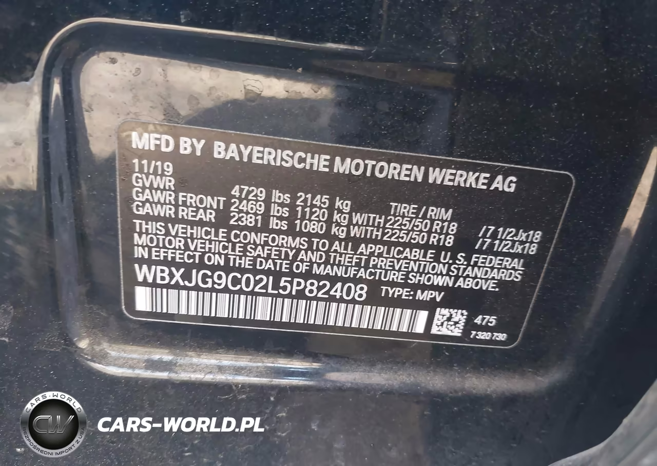 BMW X1 XDRIVE2 VIN:WBXJG9C02L5P82408 - 9