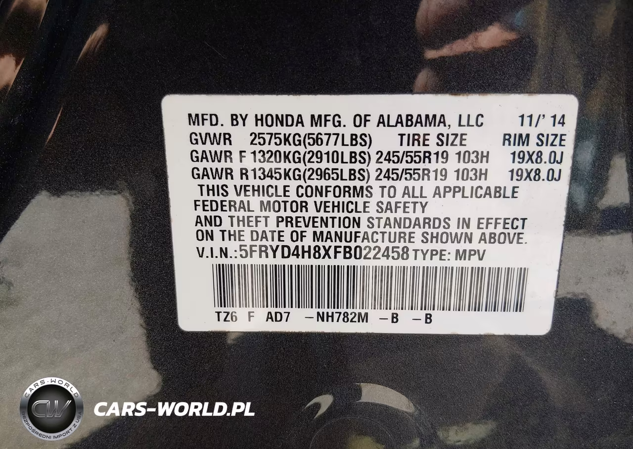 2015 Acura Mdx Advance Pkg W-Entertainment Pkg VIN:5FRYD4H8XFB022458 - 9