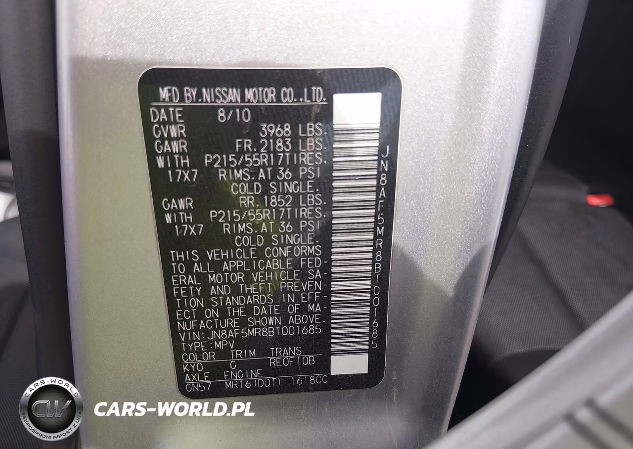 2011 Nissan Juke S VIN:JN8AF5MR8BT001685 - 9