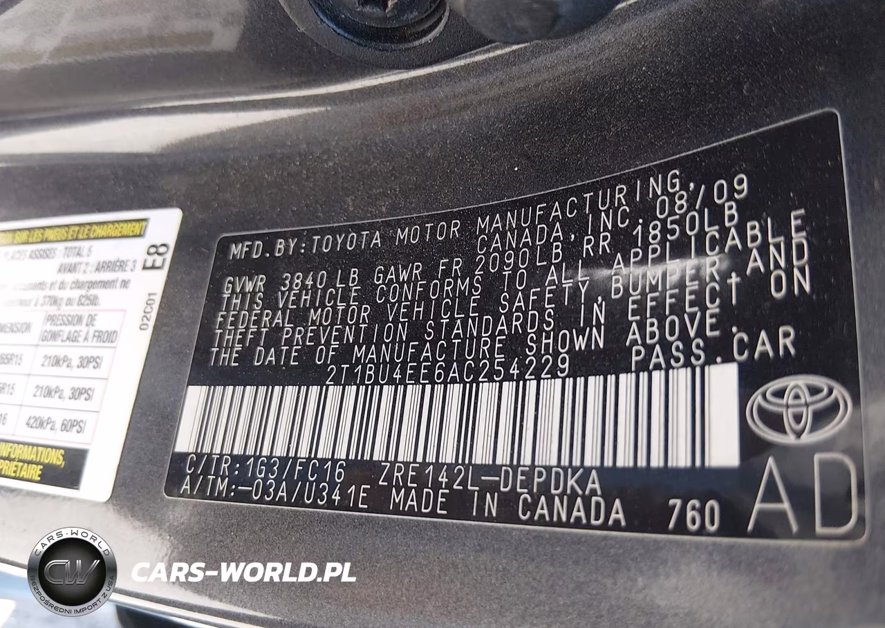 2010 Toyota Corolla Le VIN:2T1BU4EE6AC254229 - 9