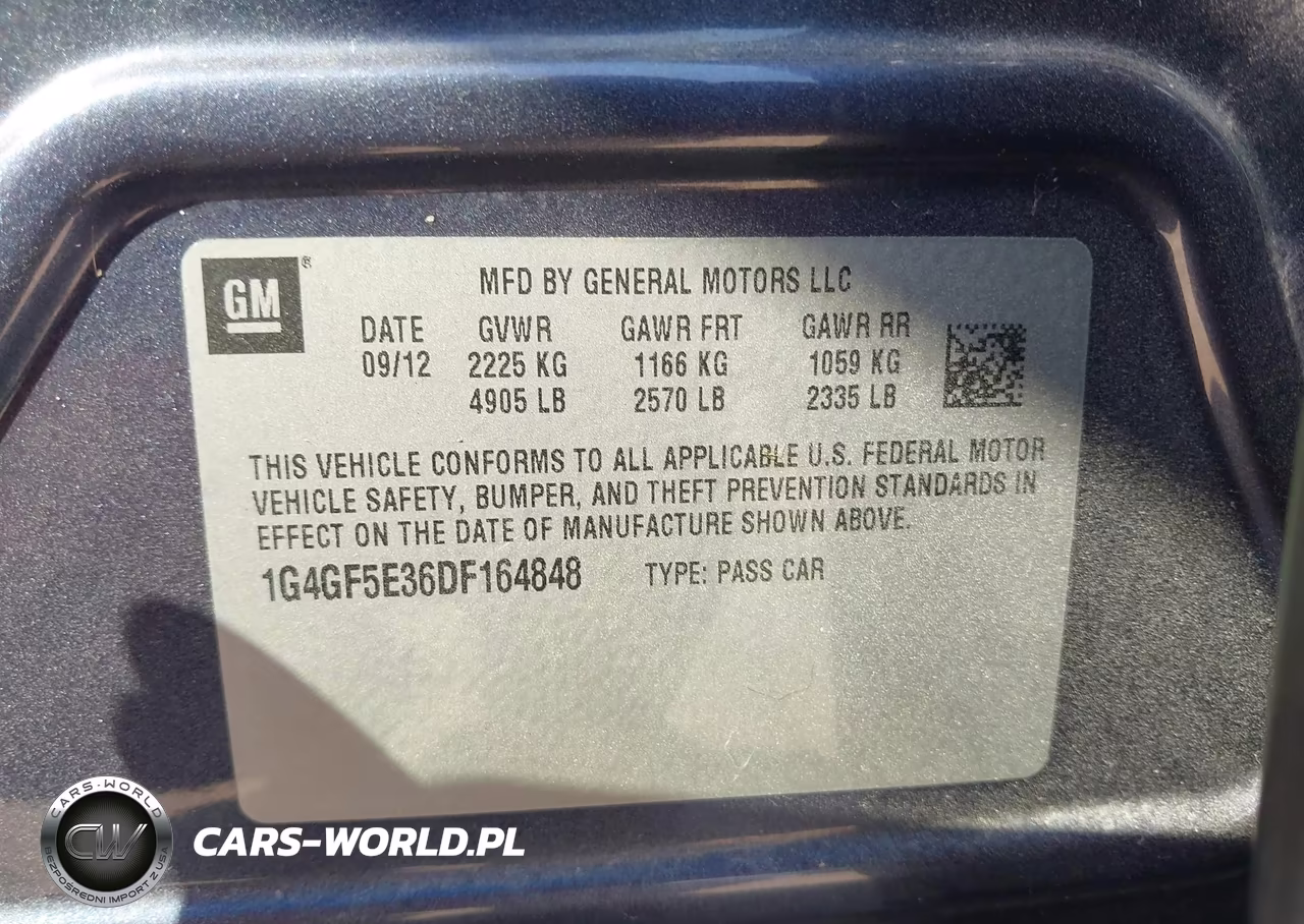 2013 Buick Lacrosse Premium 1 Group VIN:1G4GF5E36DF164848 - 9
