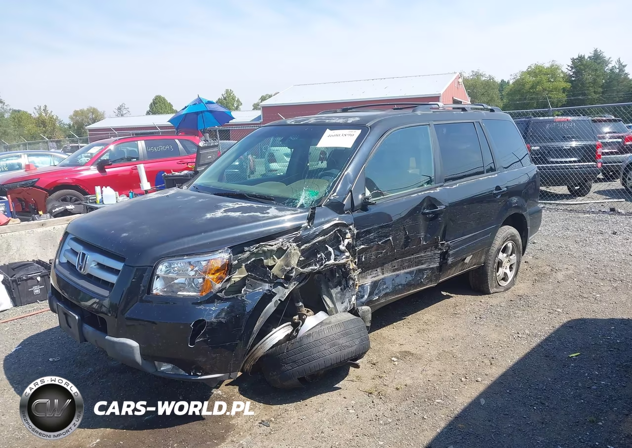 2008 Honda Pilot Ex-L VIN:5FNYF18508B030104 - 2