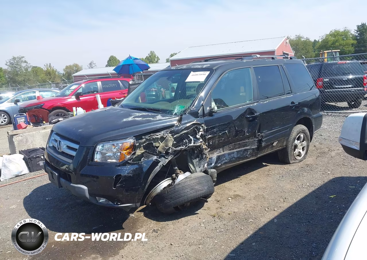 2008 Honda Pilot Ex-L VIN:5FNYF18508B030104 - 6