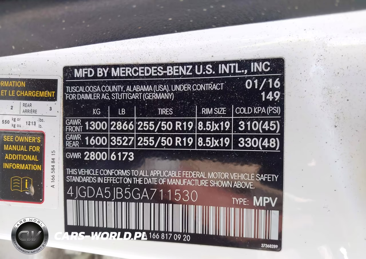 2016 Mercedes-Benz Gle 350 VIN:4JGDA5JB5GA711530 - 9