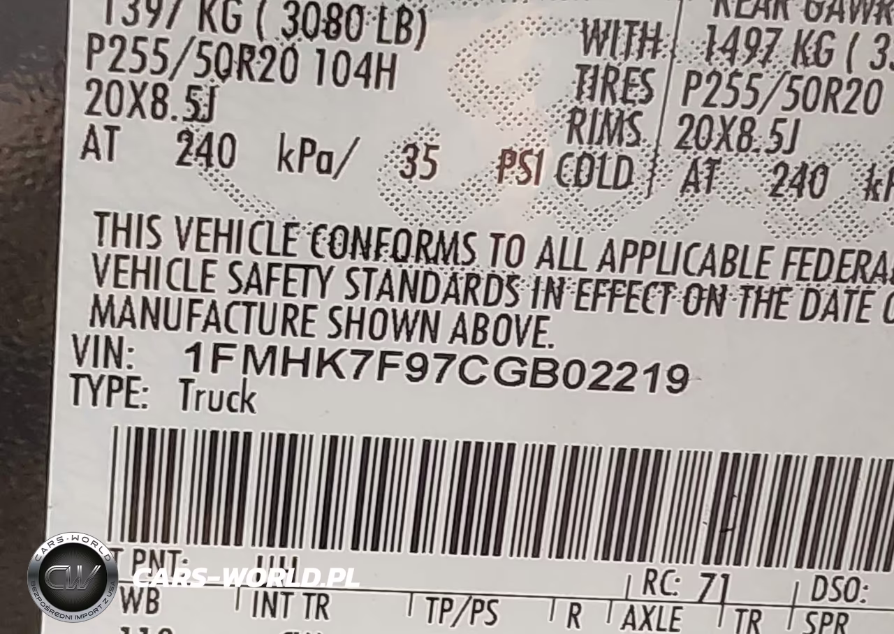 2012 Ford Explorer Limited VIN:1FMHK7F97CGB02219 - 9