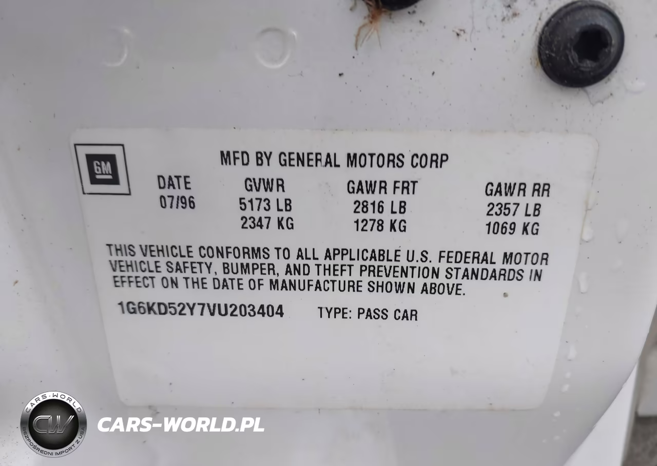 1997 Cadillac Deville Standard VIN:1G6KD52Y7VU203404 - 9