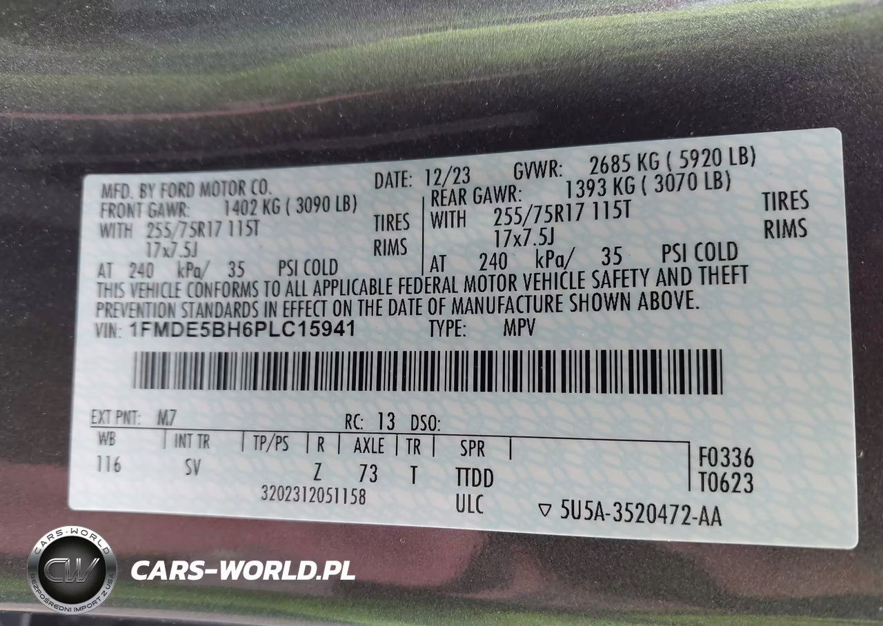 2023 Ford Bronco Big Bend VIN:1FMDE5BH6PLC15941 - 9