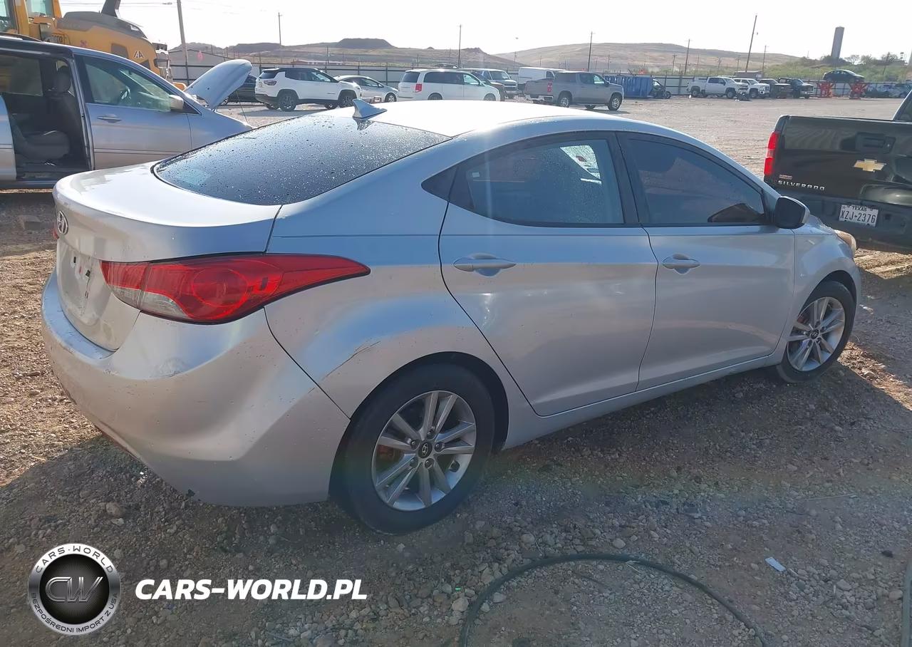 2012 Hyundai Elantra Gls (Ulsan Plant) VIN:KMHDH4AE3CU228854 - 4