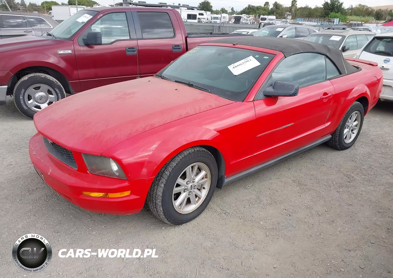 2007 Ford Mustang V6 Deluxe-V6 Premium VIN:1ZVFT84N575276593 - 2