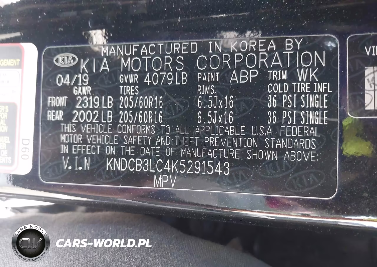 2019 Kia Niro Fe VIN:KNDCB3LC4K5291543 - 9