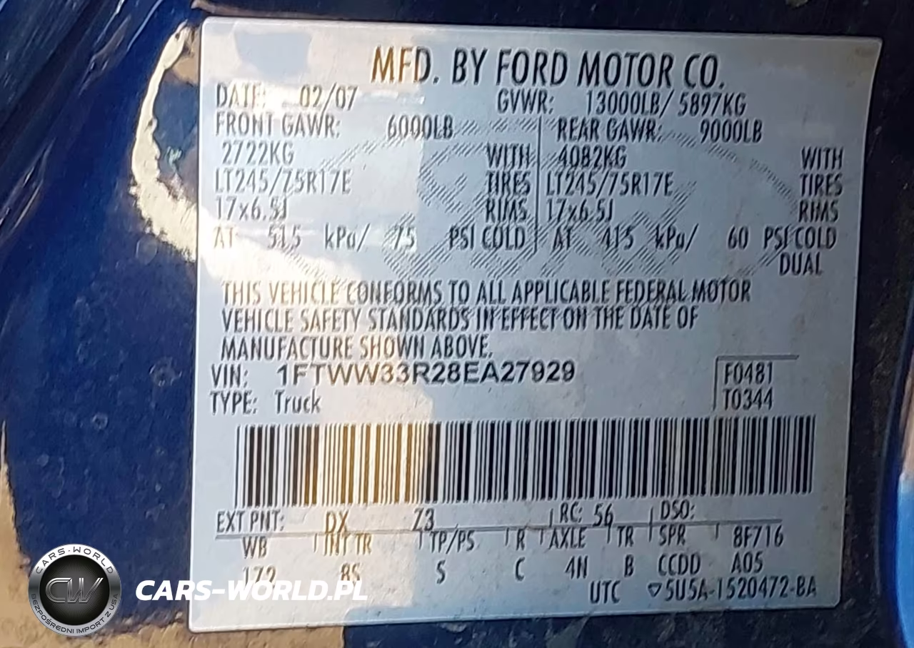 2008 Ford F-350 Fx4-King Ranch-Lariat-Xl-Xlt VIN:1FTWW33R28EA27929 - 8