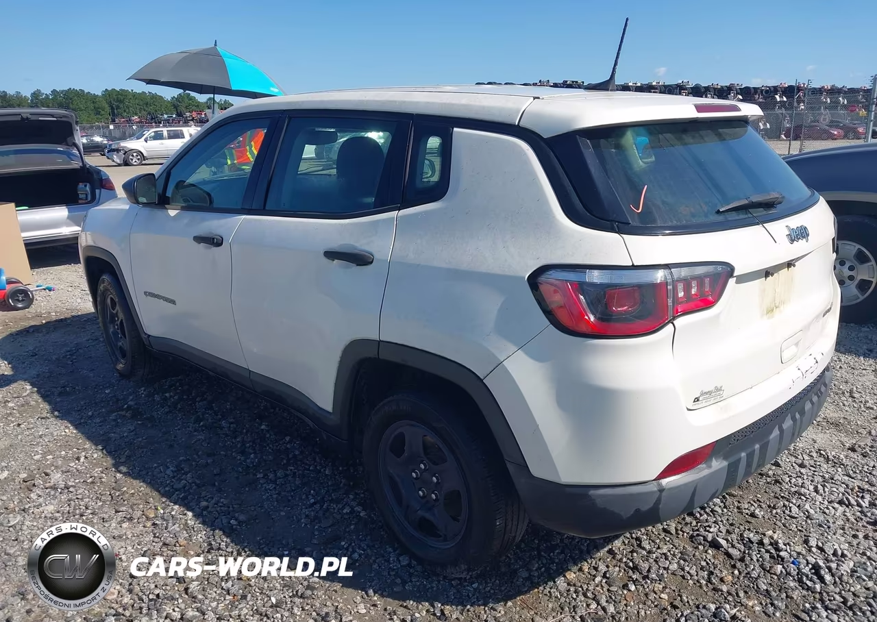 2019 Jeep Compass Sport Fwd VIN:3C4NJCABXKT658662 - 3