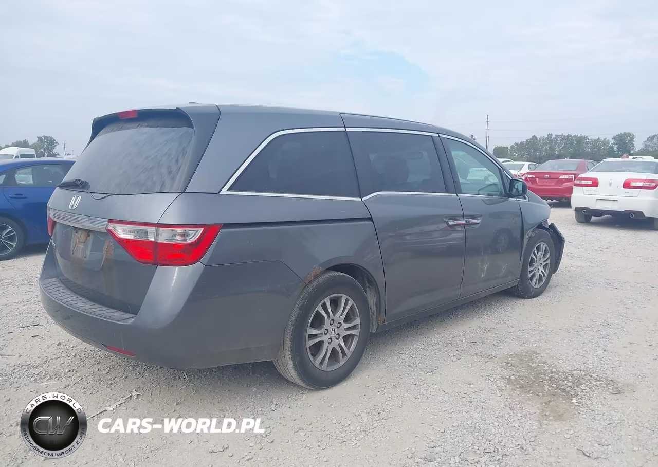 2011 Honda Odyssey Ex-L VIN:5FNRL5H66BB098136 - 4
