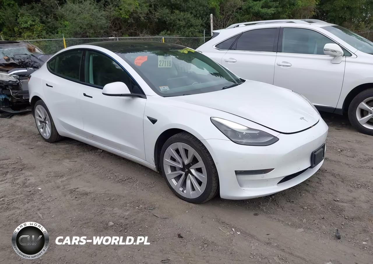 2022 Tesla Model 3 Long Range Dual Motor All-Wheel Drive VIN:5YJ3E1EB4NF105163 - 1