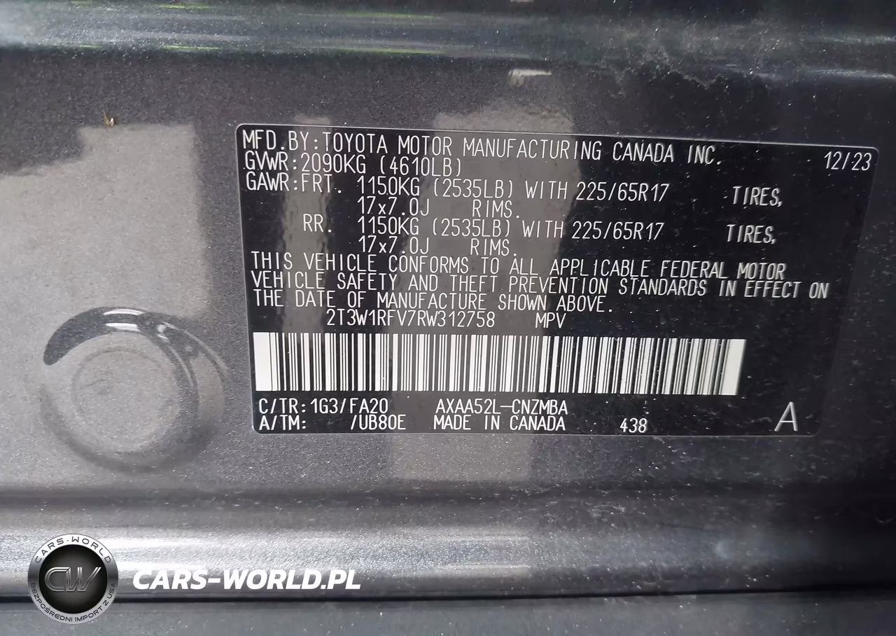 2024 Toyota Rav4 Xle VIN:2T3W1RFV7RW312758 - 9