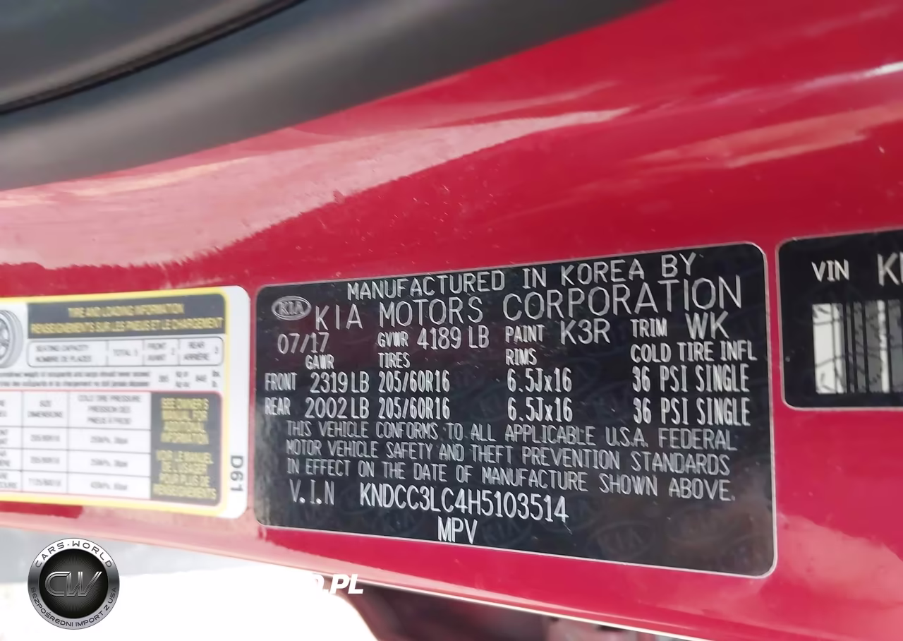 2017 Kia Niro Ex VIN:KNDCC3LC4H5103514 - 9