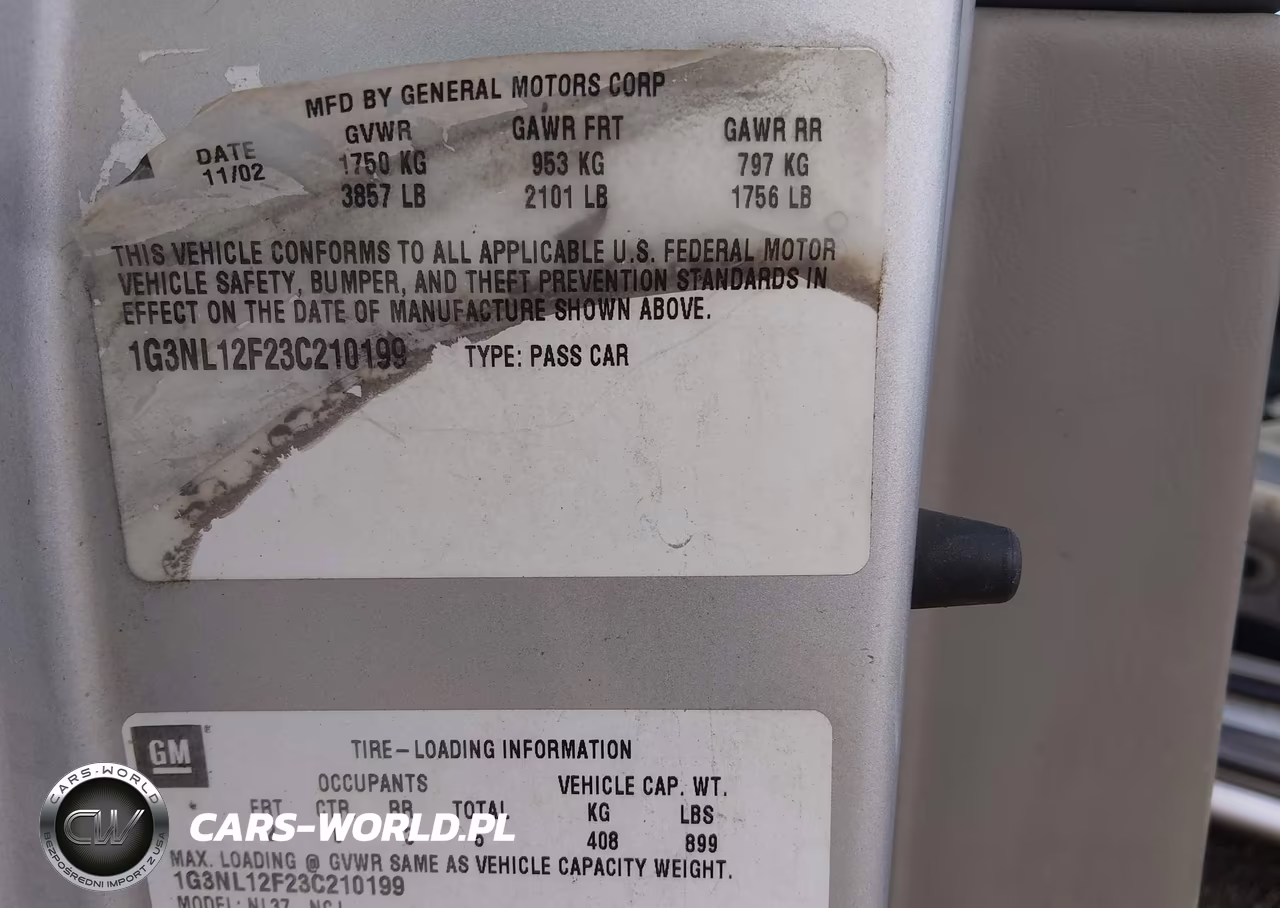 2003 Oldsmobile Alero Gl1 VIN:1G3NL12F23C210199 - 9