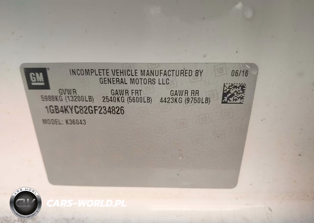 2016 Chevrolet Silverado 3500Hd Chassis Wt VIN:1GB4KYC82GF234826 - 9