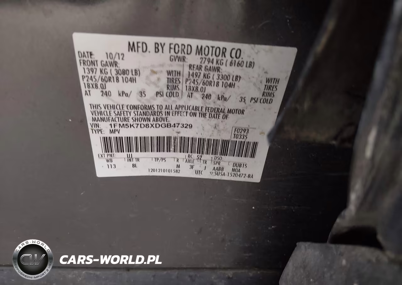 2013 Ford Explorer Xlt VIN:1FM5K7D8XDGB47329 - 9
