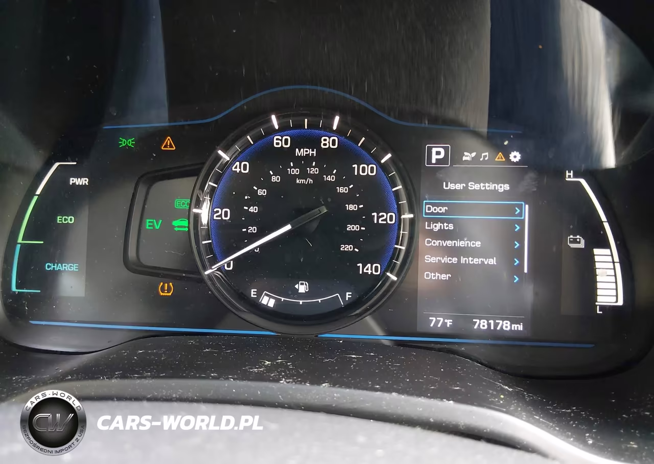 2019 Hyundai Ioniq Hybrid Blue VIN:KMHC65LC0KU158599 - 7