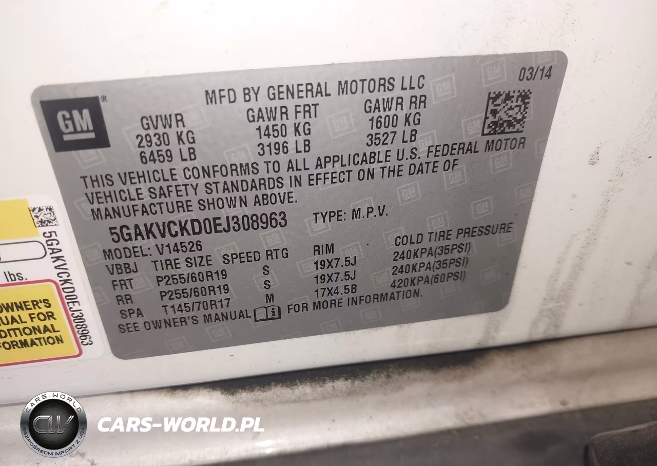 2014 Buick Enclave Premium VIN:5GAKVCKD0EJ308963 - 9