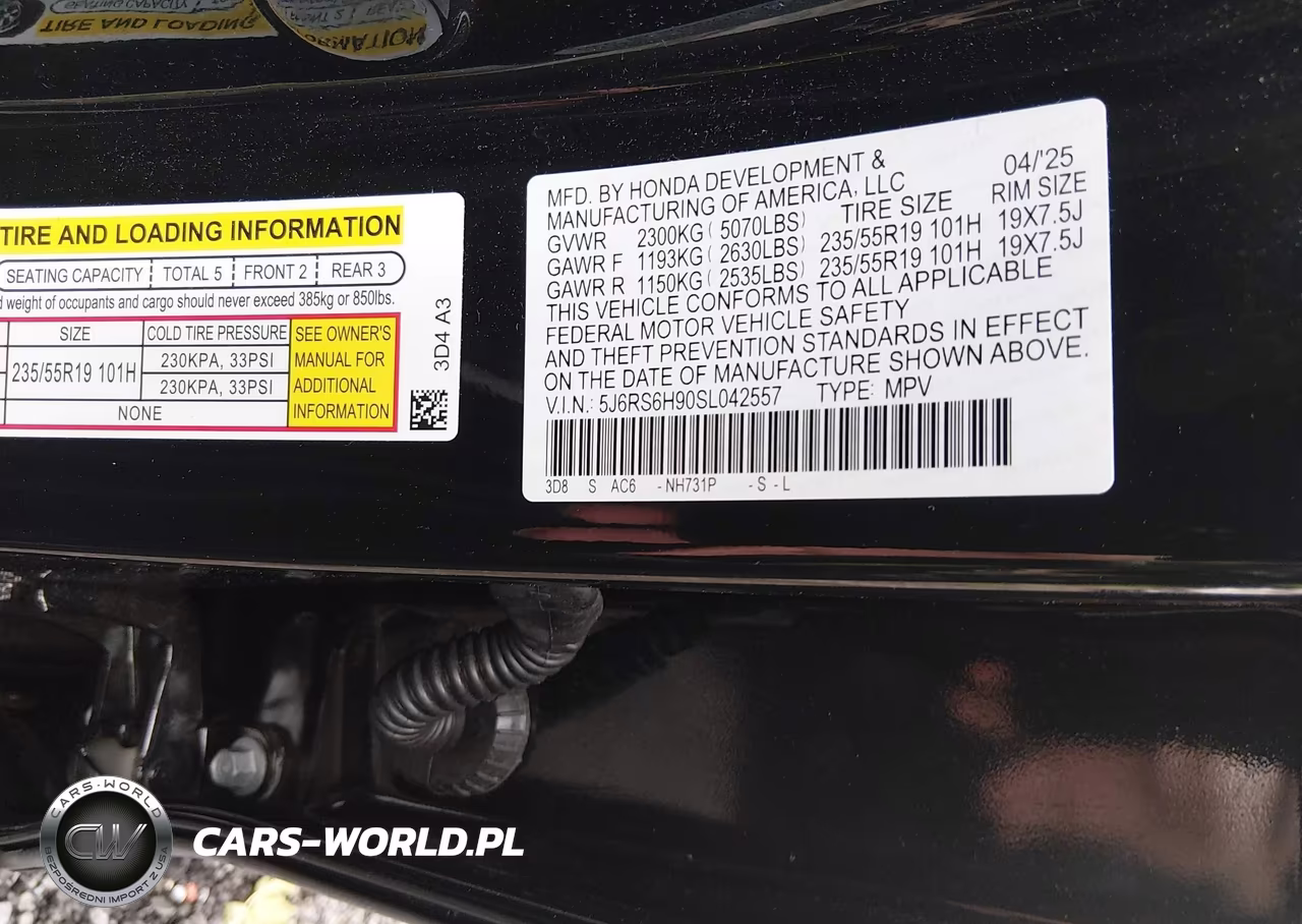 2025 Honda Cr-V Hybrid Sport Touring VIN:5J6RS6H90SL042557 - 9
