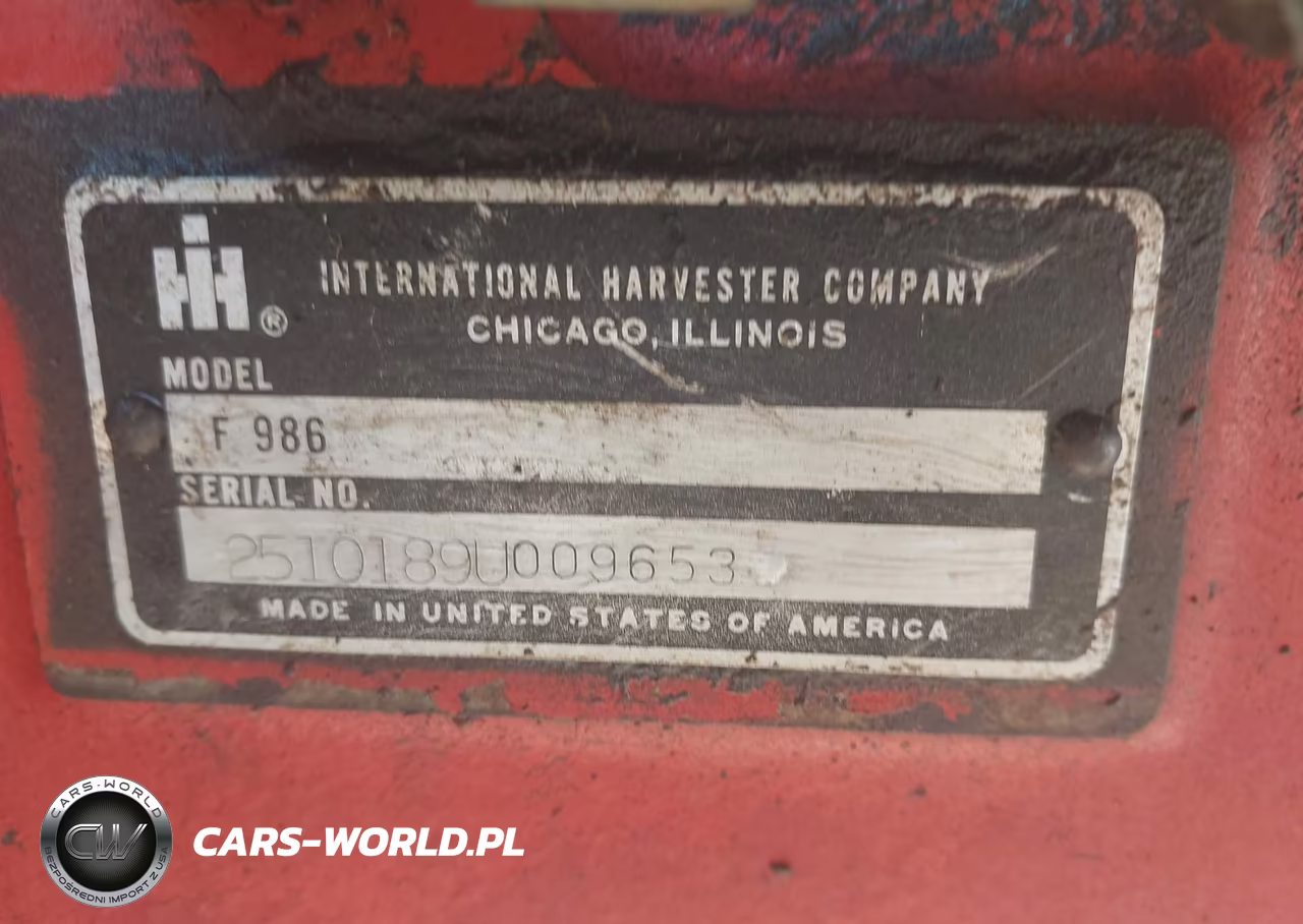 1976 Case-International Other VIN:2510189U009653 - 9