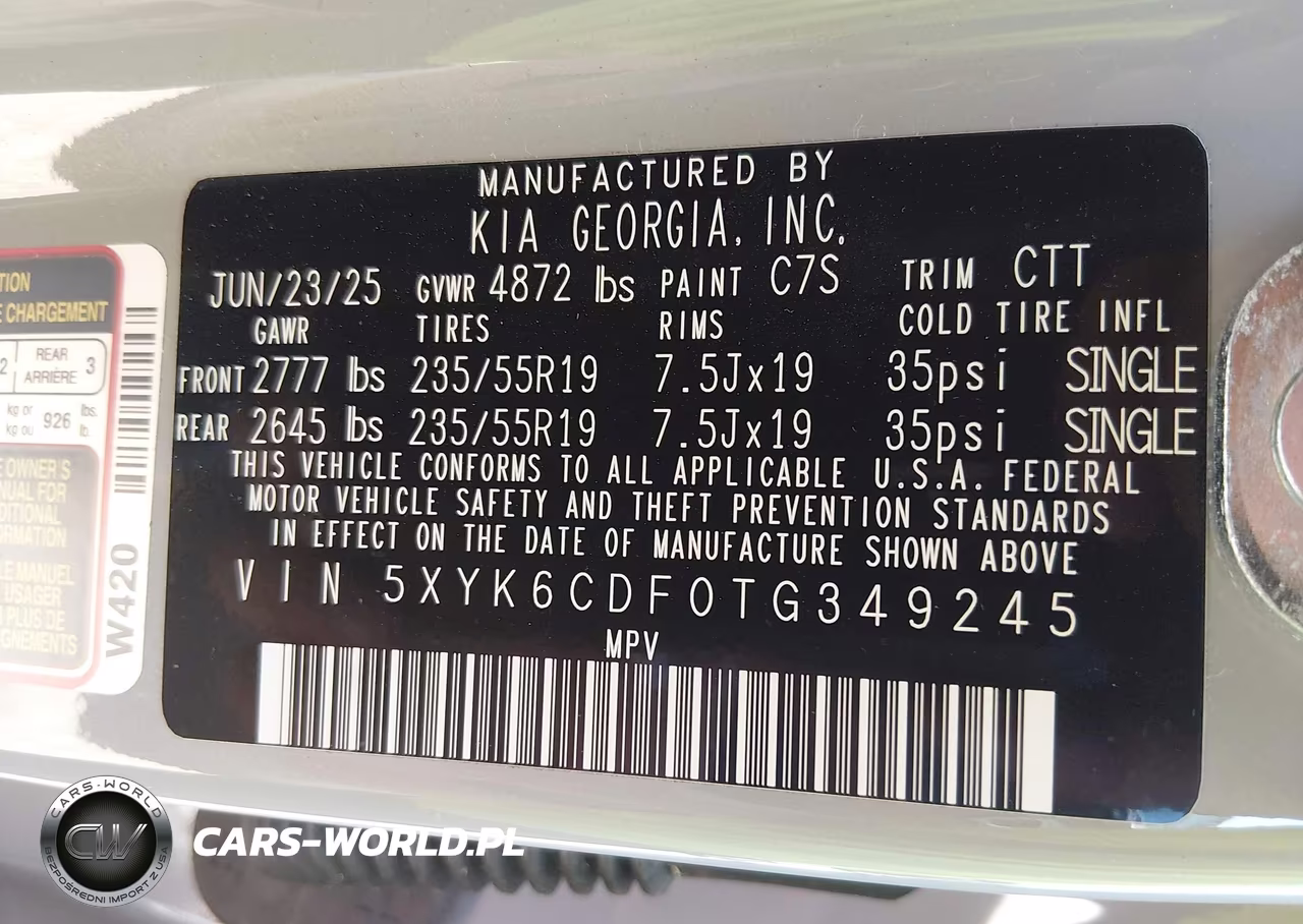 2026 Kia Sportage X-Line VIN:5XYK6CDF0TG349245 - 9