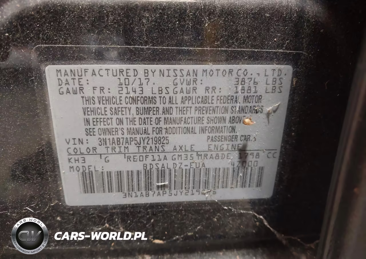 2018 Nissan Sentra Sv VIN:3N1AB7AP5JY219825 - 9