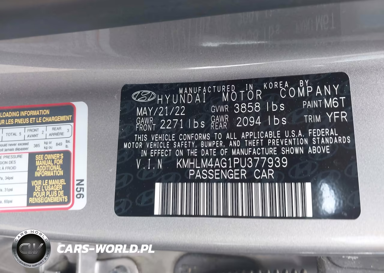 2023 Hyundai Elantra Sel VIN:KMHLM4AG1PU377939 - 9
