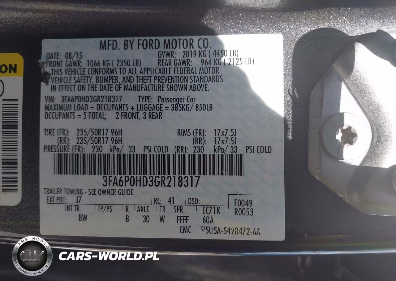 2016 Ford Fusion Se VIN:3FA6P0HD3GR218317 - 9
