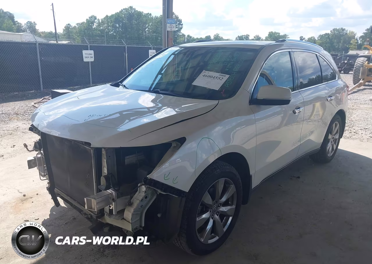 2014 Acura Mdx Advance Pkg W-Entertainment Pkg VIN:5FRYD4H8XEB043776 - 2