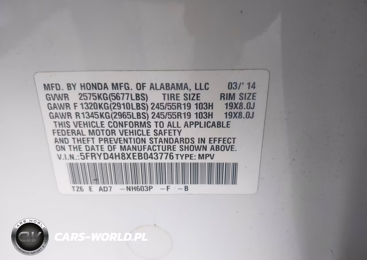 2014 Acura Mdx Advance Pkg W-Entertainment Pkg VIN:5FRYD4H8XEB043776 - 9