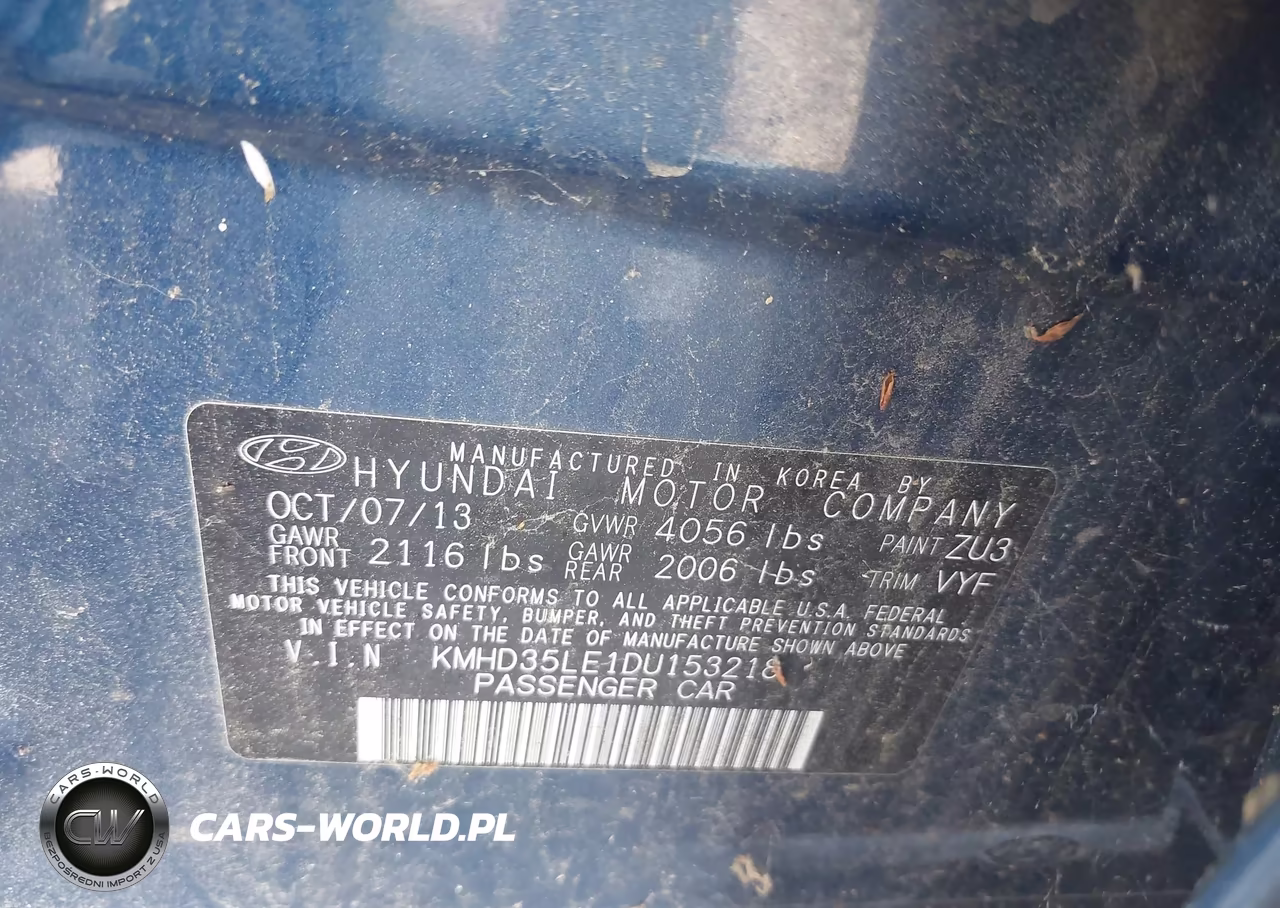 2013 Hyundai Elantra Gt VIN:KMHD35LE1DU153218 - 9