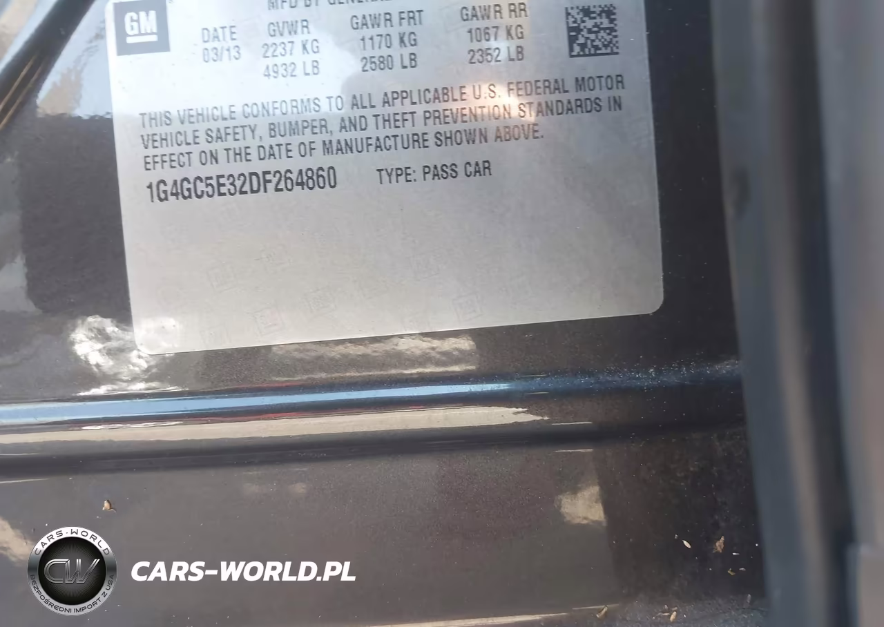2013 Buick Lacrosse Leather Group VIN:1G4GC5E32DF264860 - 9