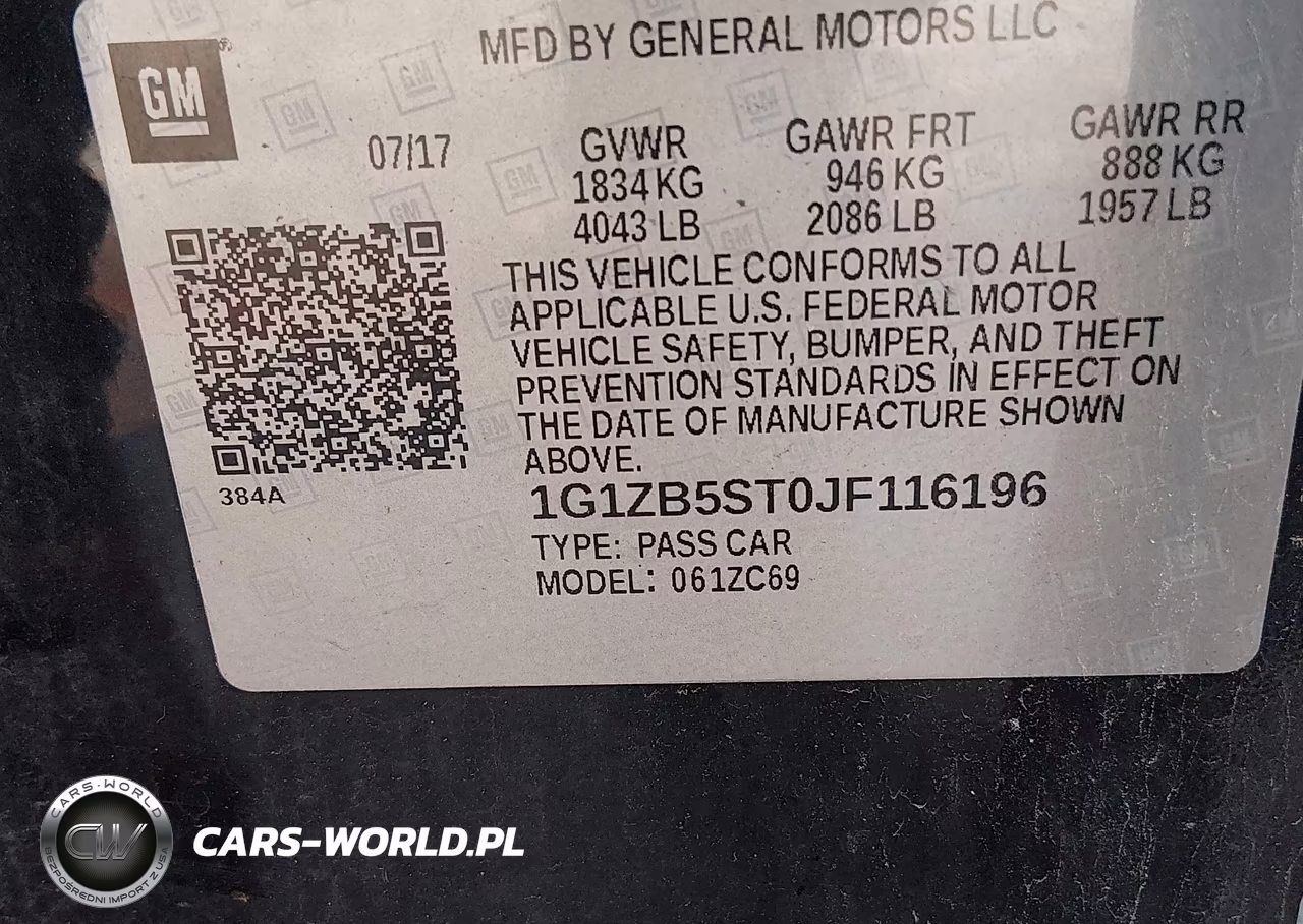 2018 Chevrolet Malibu 1Ls VIN:1G1ZB5ST0JF116196 - 9