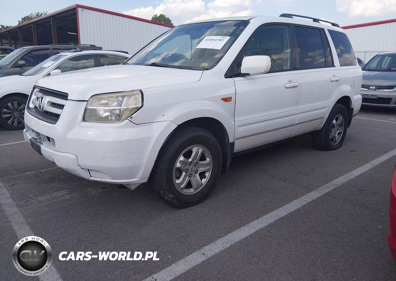 2007 Honda Pilot Ex-L VIN:5FNYF28637B010202 - 2