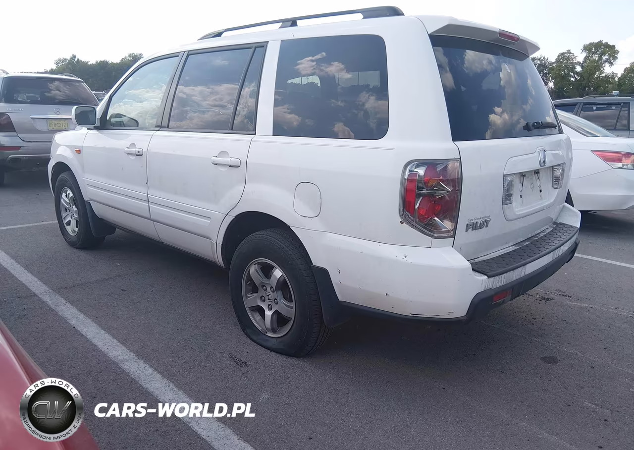 2007 Honda Pilot Ex-L VIN:5FNYF28637B010202 - 3
